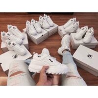 Giày Thể Thao Trắng Hàm cá Mập  [FREESHIP - FULL BOX] + TẶNG MÓC KHÓA HOẶC TẤT