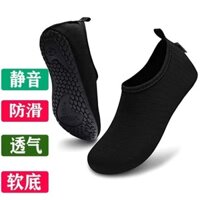 Giày Thể Thao Trong Nhà Im Lặng Thoáng Khí Im Lặng Giày Tập Yoga Nhảy Dây Giày Tập Thể Dục Giày Đế Mềm Chuyên Dụng 2.16 Nam Nữ Chống Trơn Trượt