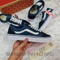 Giày thể thao vans navy old skool nam nữ cổ thấp