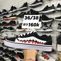 giày thể thao vanz cá mập còn size 36/38