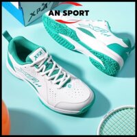 Giày Thể Thao XP JMAX Màu Trắng Xanh Chính Hãng Chơi Bóng Chuyền, Cầu Lông, Bóng Bàn,Tenis, Pickleball - Đế Eva Siêu Nhẹ
