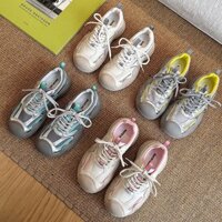 Giày thể thao Yierkang Giày mũi to dễ thương cho Nữ Giày lưới thoáng khí mới đi bộ đường dài giải trí