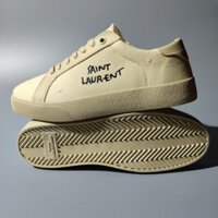 Giày Thể Thao YSL Nam Nữ LAURENT Vàng Phong Cách Quý Tộc Hoàng Gia Anh x5swukzycs sneaker