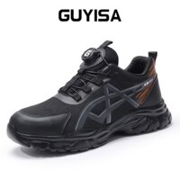 Giày thợ điện GUYISA không có nắp nhựa kim loại nhẹ & mềm chống va đập F130KV 39-44