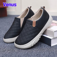 Giày Thời Trang Nữ Chống Trơn Trượt Đế Dày Tăng Chiều Cao Giày Mẹ Bánh Mì Thoải Mái