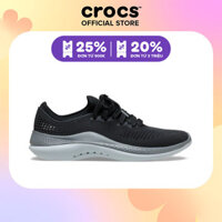 Giày Thời Trang Nữ Crocs Pacer Literide 360 - Black/Slate Grey