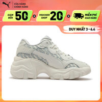 Giày Thời Trang PUMA Nữ Pulsar Wedge WNS Monogram Warm White Màu Trắng