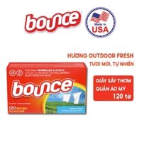 Giấy Thơm Áo Quần Bounce Outdoor Fresh Dryer (Nhập Khẩu Mỹ)