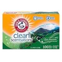 Giấy thơm ARM & HAMMER CLEAN MOUNTAIN ( 100 tờ ) - Hàng Mỹ.