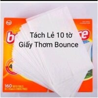 Giấy thơm Bounce của Mỹ- HỘP 160 TỜ