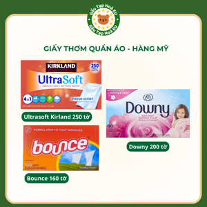 Giấy thơm quần áo Bounce 4 in 1 - 160 tờ
