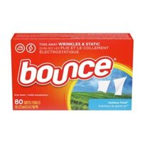 Giấy Thơm Quần Áo Bounce Dùng Cho Máy Sấy Outdoor Fresh 80 Tờ