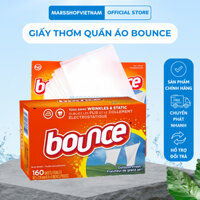 Giấy Thơm Quần Áo Bounce Hộp 160 Tờ Của Mỹ, Giấy LàmThơm Quần Áo Bounce - Marsshopvietnam