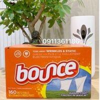 Giấy thơm quần áo Bounce mỹ 160 tờ