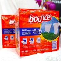 Giấy thơm quần áo Bounce Mỹ 160 tờ Nguyên Hộp - Làm thơm quần áo và loại bỏ mùi ẩm mốc