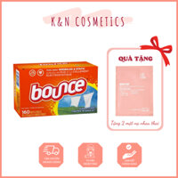 Giấy Thơm Quần Áo Bounce Mỹ Hộp 160 Tờ