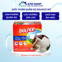 Giấy Thơm Quần Áo Bounce Mỹ Hộp 160 Tờ - ATM Mart Siêu Thị Hàng Chuẩn