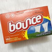 Giấy thơm quần áo Bounce Mỹ 160 tờ