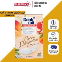 Giấy thơm quần áo Denkmit hương hoa dịu nhẹ và lưu hương thơm lâu 36 tờ