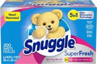 Giấy thơm quần áo Snuggle SuperFresh Sheet Spring Burst 200 tờ