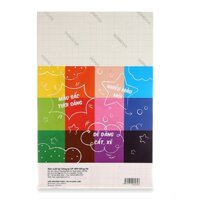 Giấy thủ công A4 Hồng Hà 7 màu - 3485