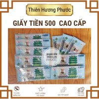Giấy tiền Vàng mã tiền âm phủ loại 500 , 200, 100, 50, 20, 10 dày 100g in rõ cao cấp - 500