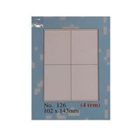 Giấy Tomy A4 No 126 xấp 20 tờ, 4 tem 102x143/ tờ (Hộp 5 xấp)