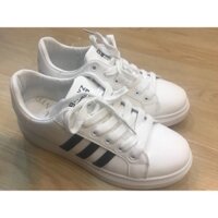 Giày trắng 3 sọc nữ