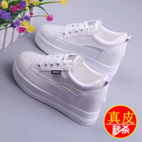 Giày Trắng Hong Jing Ting Giày thường ngày tôn dáng gầy độn cao đế dày Mẫu Mới Xuân Hè cho Nữ Giày đơn