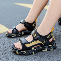 Giày trẻ em, dép sandal cho bé trai, giày bãi biển mùa hè mới cho trẻ lớn, chống trượt, chống mùi, đế mềm cho trẻ nhỏ ABC