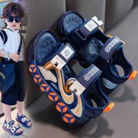 Giày trẻ em dép sandal cho bé trai mùa hè mới đế mềm siêu nhẹ cho trẻ 6-12 tuổi giày thể thao bãi biển chống nước