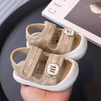 Giày trẻ em mùa hè siêu nhẹ, giày đi bộ cho trẻ sơ sinh, đế mềm không trượt, dép sandal cho bé trai, giày đi biển kín mũi cho bé gái 1 tuổi