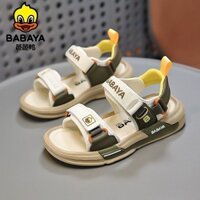 Giày trẻ em Vịt Baba Giày dép bé trai mùa hè Giày đi biển trẻ em đế mềm nhẹ mẫu mới 2024 mùa hè