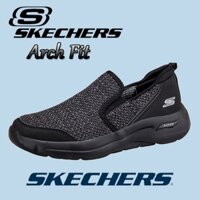 Giày Trượt Chạy Bộ Skechers_Men 3 Màu Giản Dị Thoải Mái Và Thoáng Khí Không Có Dây Giày Trượt Thông Thường Cho Nam