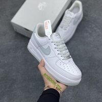 Giày Trượt Patin af1 air force one Màu Trắng / Xám Nhạt Phong Cách hip hop dx5805-100