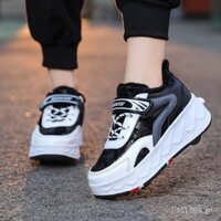 Giày trượt patin bốn bánh kiểu mới cho bé trai, giày trẻ em có bánh xe, giày trượt patin cho bé gái G5LF