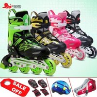Giày trượt patin Cougar 4 bánh phát sáng MZS835LQS