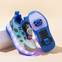 Giày trượt patin hot trend giày thể thao trẻ em phát sáng, giày trượt bánh xe cho bé giày có bánh xe