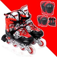 Giày trượt patin Keenstore mẫu LF 906 đèn led bánh trước - size S - M - L