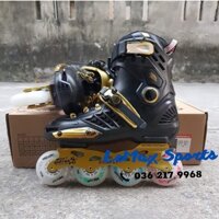 Giày trượt patin Kingfly thanh thiếu niên người lớn, patin đèn led sáng 8 bánh, Batanh người lớn chính hãng -Lemax Sport