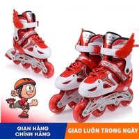 Giày trượt patin trẻ em bánh xe phát sáng chất lượng cho trẻ học chơi patin, giày ôm sát chân lướt đi dễ dàng