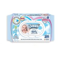 Giấy ướt Bobby không mùi 100 tờ