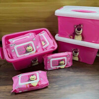 Giấy Ướt Gấu Dâu 🐻 Không mùi Kháng Khuẩn. gói 120 tờ ( Tặng Kèm Thùng )