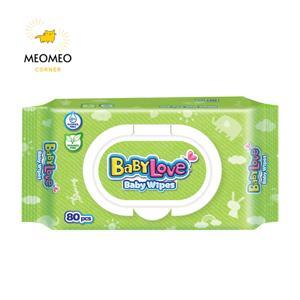 Khăn ướt trẻ em BabyLove Đức - 80 tờ