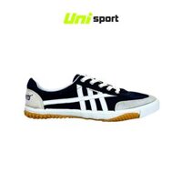 Giày Vải Asia Cầu Lông - Đen Sọc Trắng