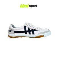 Giày Vải Asia Cầu Lông - Trắng Sọc Xanh