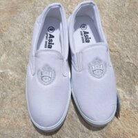 Giày Vải Asia Giày Cầu Lông Trắng Bông Lúa