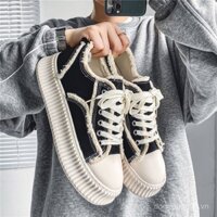 Giày vải bố Giày Ăn Mày Kiểu dáng thích hợp dễ phối hợp thời trang mùa hè cho nam Giày trượt ván thường ngày dễ phối phong cách Hàn Quốc