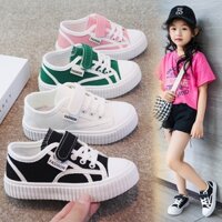 Giày Vải Canvas Cho Bé Trai Bé Gái 3-10 Tuổi, Giày Thể Thao Trẻ Em, Giày Bata Giày Thể Dục Cho Bé