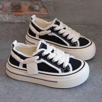 Giày vải canvas đế dày DAXINGZHE cho phụ nữ, giày đi bộ thoáng khí